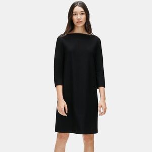 Eileen Fisher Stretch Crepe Shift Dress